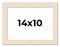 14x10 Wide Barnwood Picture Frame with UV-Resistant Acrylic & Acid Free Backing, Available in 6 Paint Finishes - Grey, Brown, White, and Black
